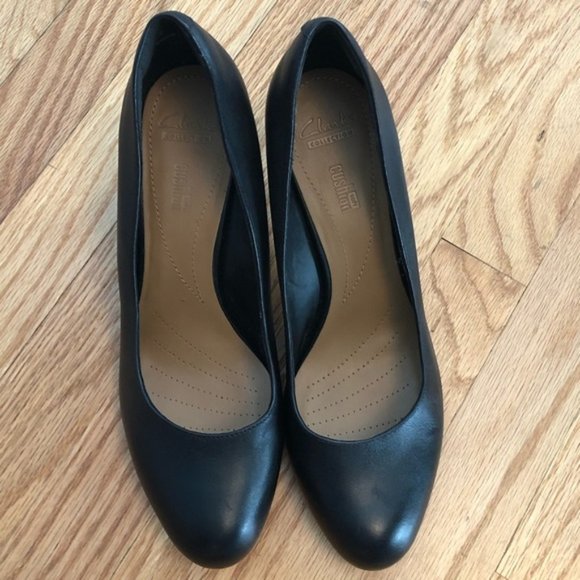 Clark’s Comfort Cushion Black Heel - Picture 3 of 6